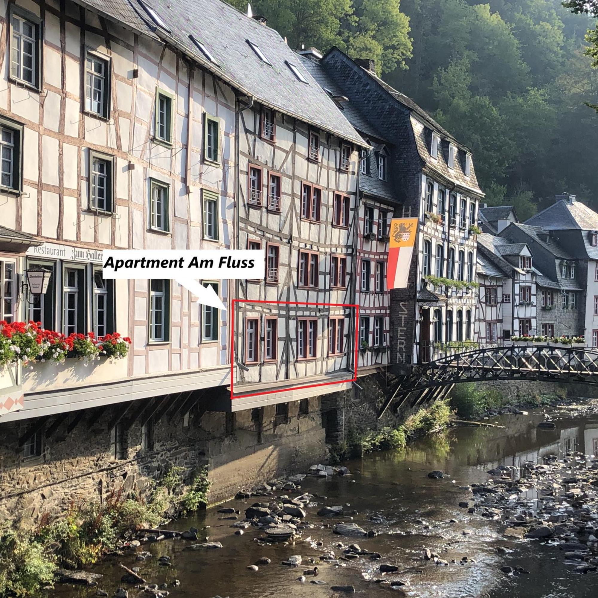 Apartment Am Fluss Im Haus An Der Rur Monschau Buitenkant foto