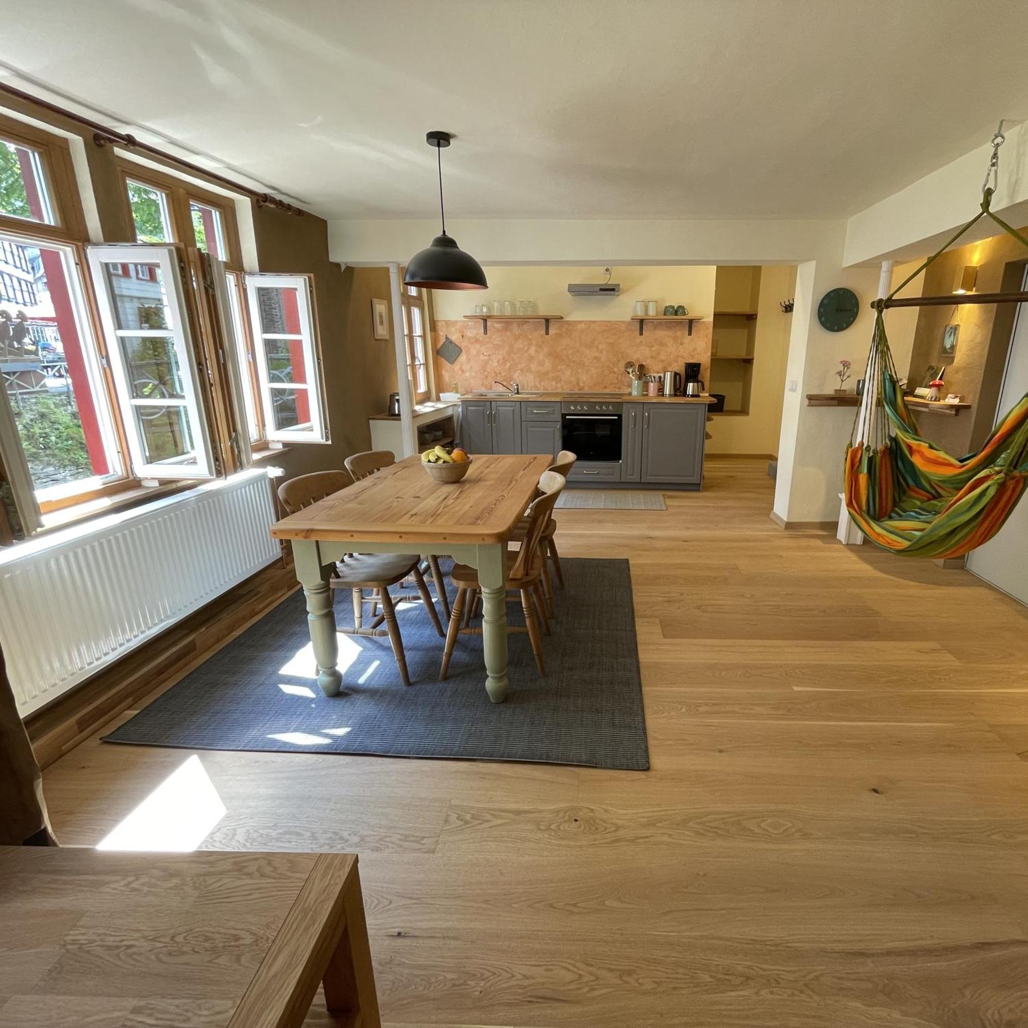 Apartment Am Fluss Im Haus An Der Rur Monschau Buitenkant foto