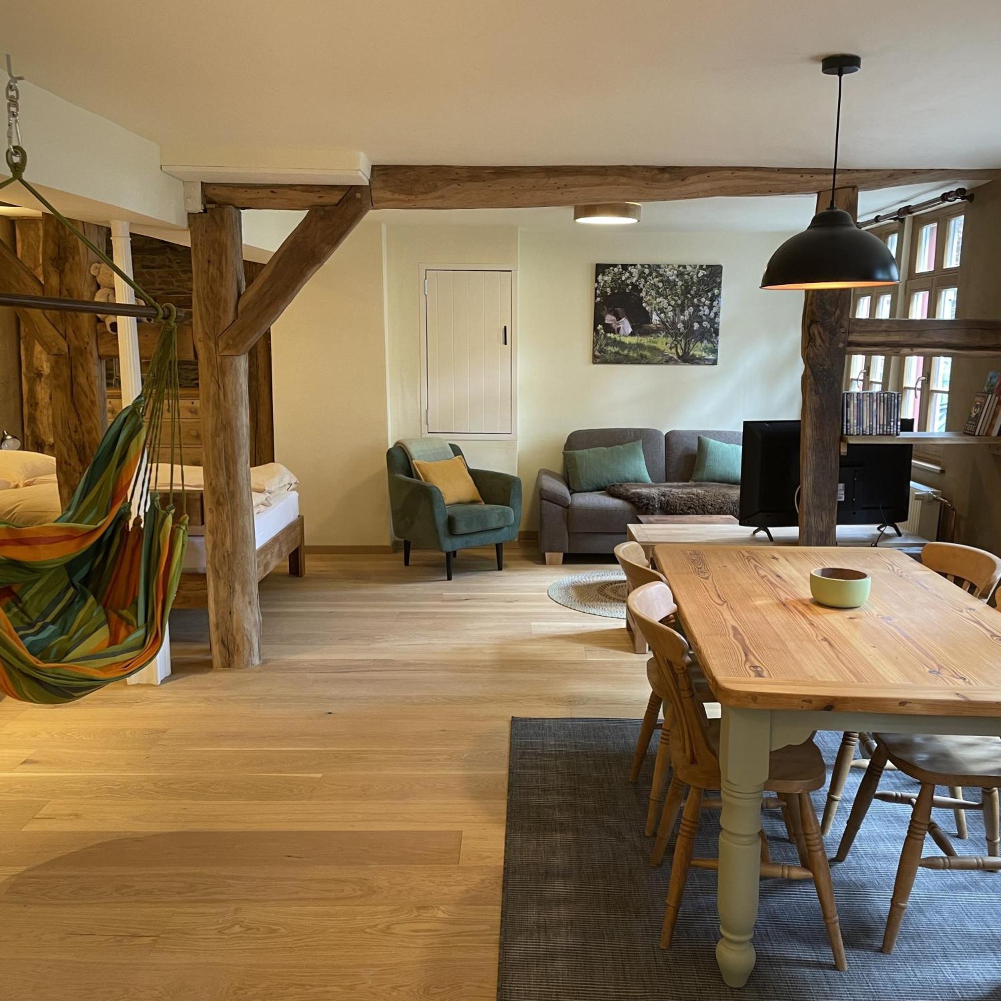 Apartment Am Fluss Im Haus An Der Rur Monschau Buitenkant foto